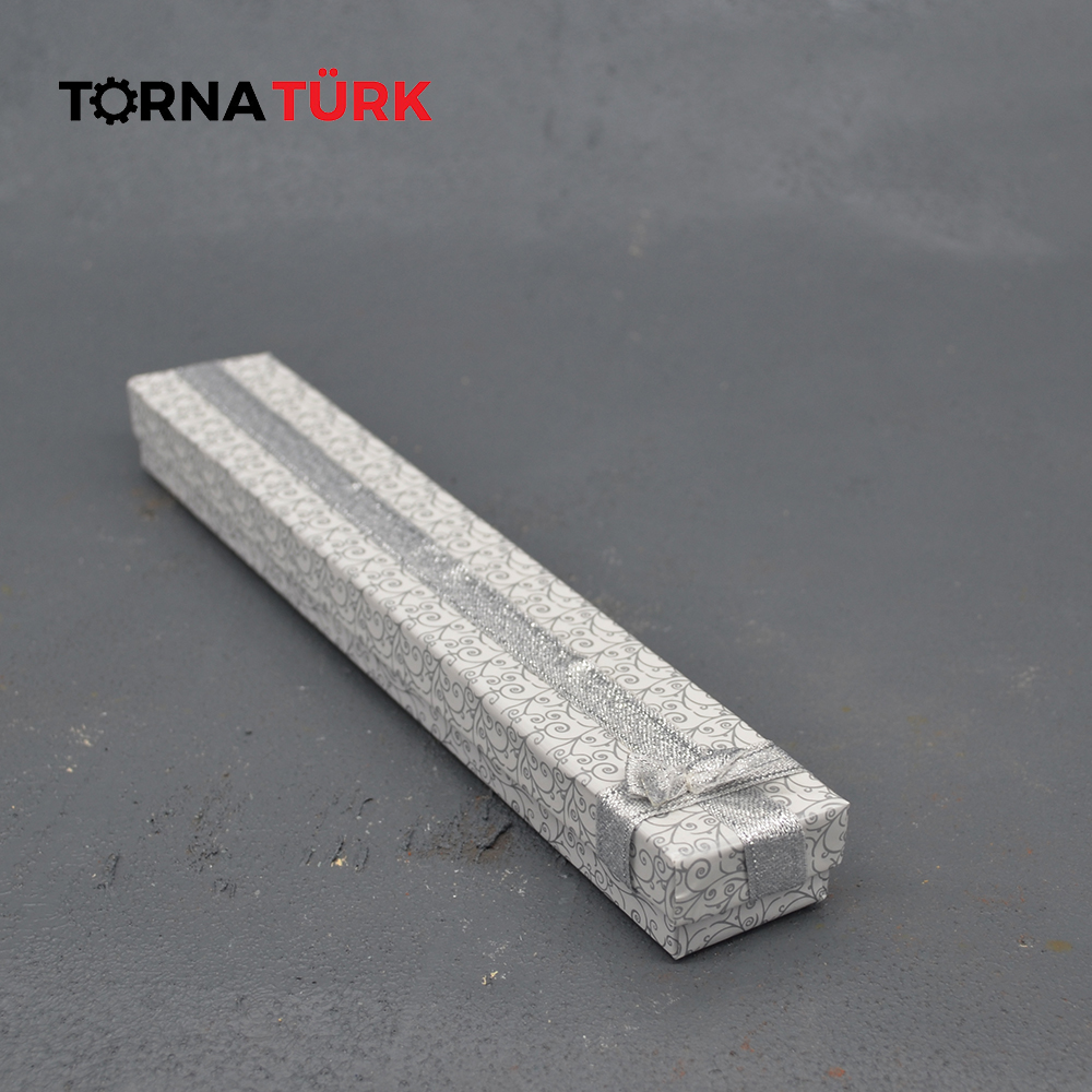 beyaz karton tesbih kutusu